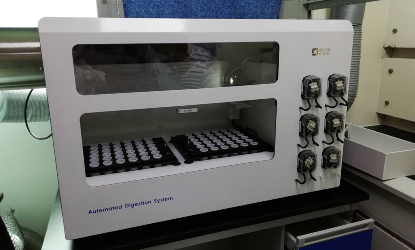 全自動(dòng)石墨消解儀現(xiàn)場(chǎng)安裝